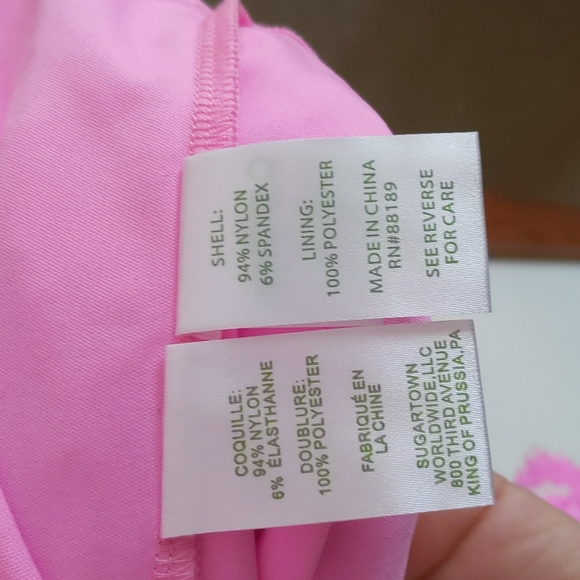 Lily Pulitzer Off Shoulder Scallop Lace Lexa Dress - Picture 6 of 8